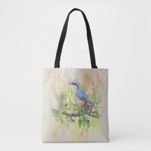 Bolso De Tela Bird Fanatic