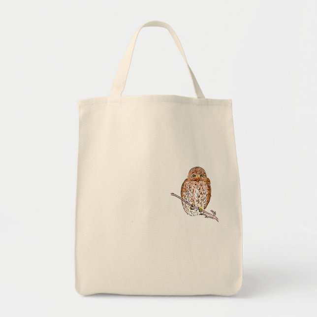Bolso De Tela bird of hope_owl (Frente)