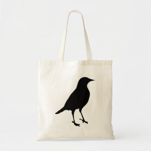 Bolso De Tela Bird Silhouette