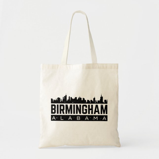 Bolso De Tela Birmingham Alabama (Frente)