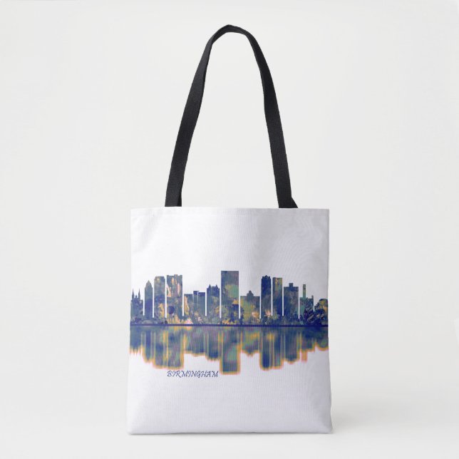 Bolso De Tela Birmingham Skyline (Anverso)