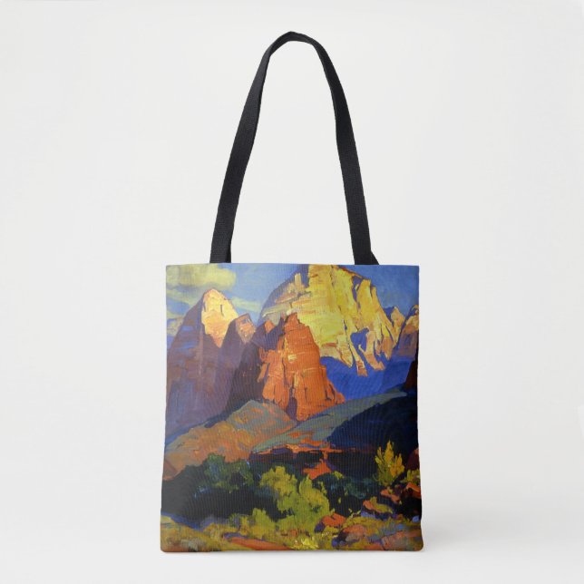 Bolso De Tela Bischoff - Parque Zion (Anverso)