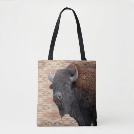 Bolso De Tela Bison Blanket Tote Bag
