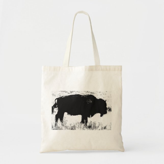 Bolso De Tela Bison - Búfalo (Frente)