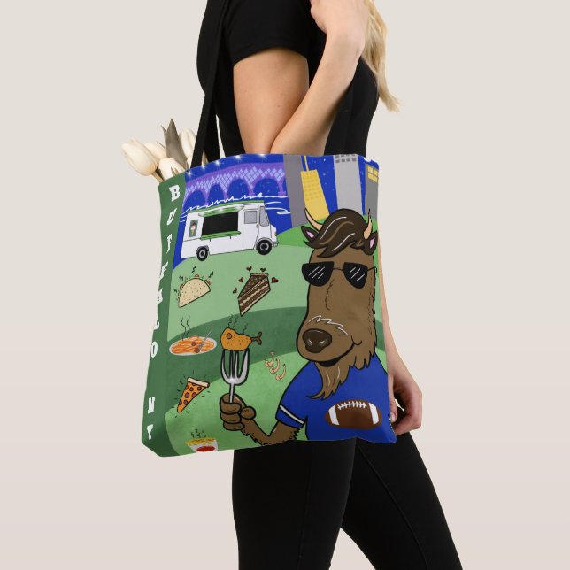 Bolso De Tela Bison Búfalo NY 716 Camión de comida (Detalle)
