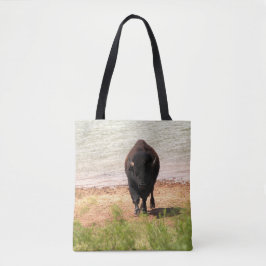 Bolso De Tela Bison En El Agua
