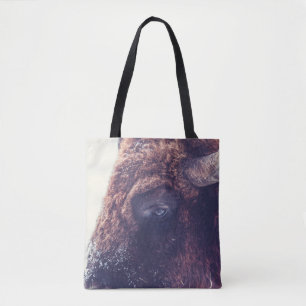 BOLSO DE TELA BISON EN EL INVIERNO