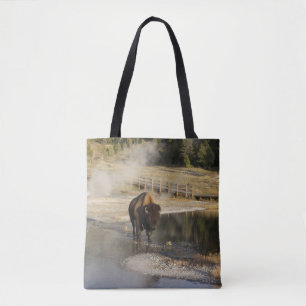 Bolso De Tela Bison Yellowstone Fotografía de vida silvestre