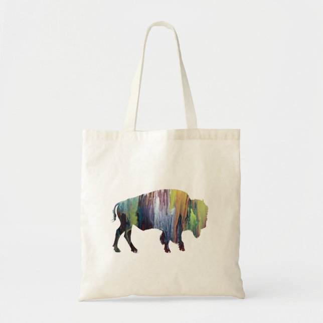 Bolso De Tela Bisonte/búfalo (Frente)