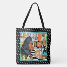 Bolso De Tela BITCHEN KITCHEN cute dog cooking