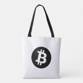 Bolso De Tela Bitcoin (Negro)