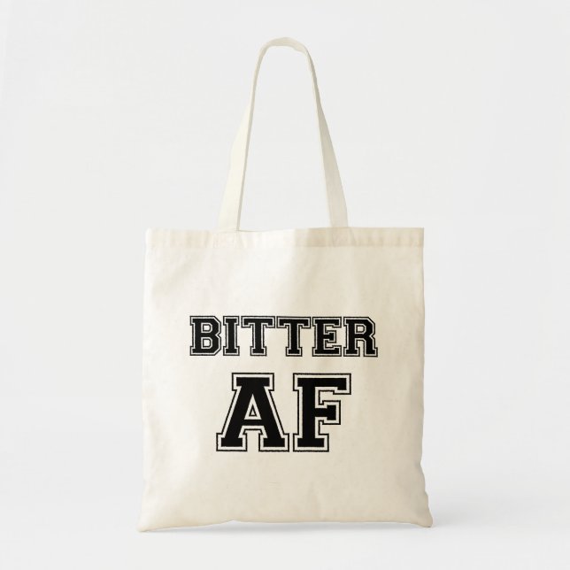 BOLSO DE TELA BITTER AF (Frente)