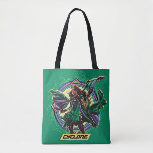 Bolso De Tela Black Adam Cyclone Character Graphic