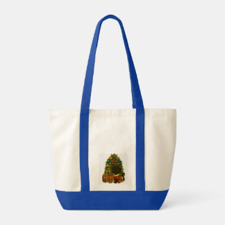 Bolso De Tela “Black Cat Emi and the Christmas Tree”
