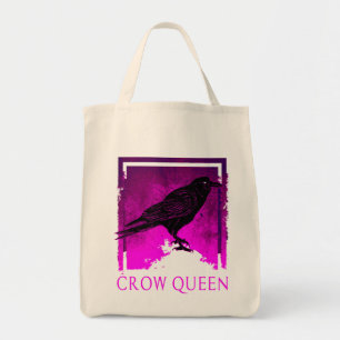 Bolso De Tela Black Crow Queen Bird Watt Gift Idea Tote Bag