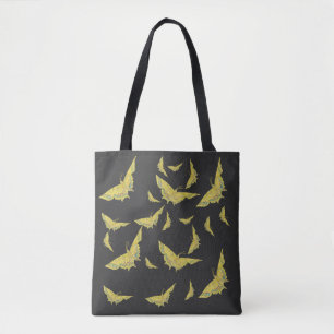 Bolso De Tela Black de mariposa de cola de toro de cola amarilla