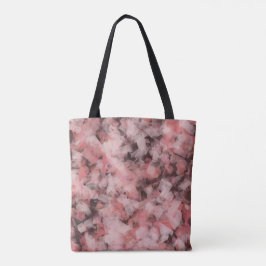 Bolso De Tela Black Gray Pink White Modern Geometric Abstract