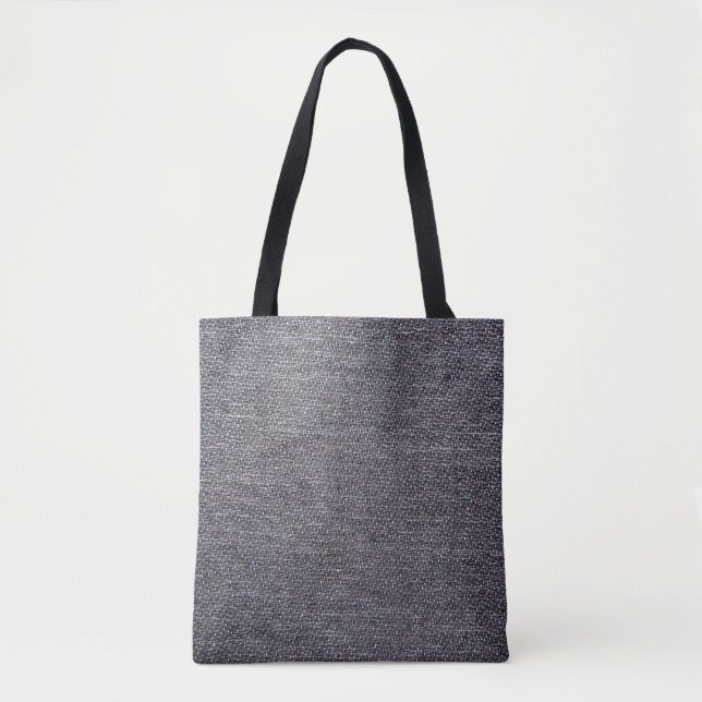 Bolso De Tela black grey cloth (Anverso)