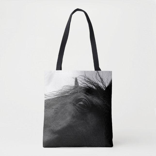 BOLSO DE TELA BLACK HORSE (Anverso)