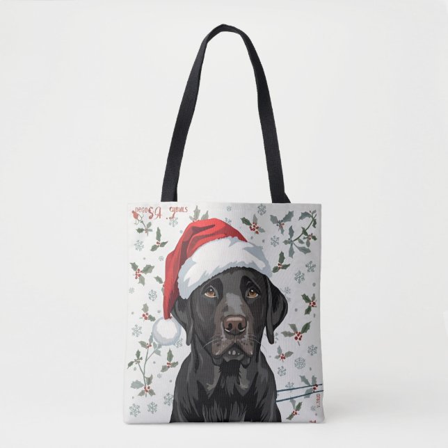 Bolso De Tela Black lab  (Anverso)