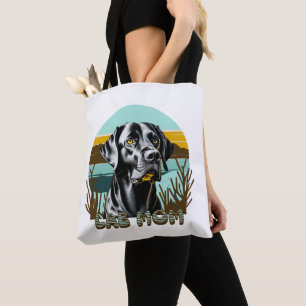 Bolso De Tela Black Lab   Lab Mom Amante de los Perros