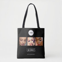 Black Lashes Studio Photo Collage Elegante Logo