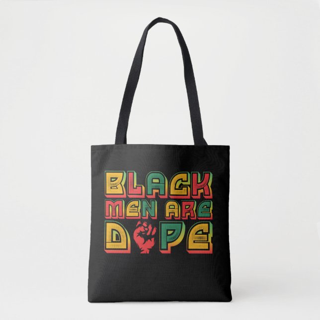 Bolso De Tela black_men_are_dope_01 (Anverso)