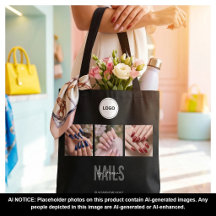 Black Nails Studio Foto Collage Logo Elegante