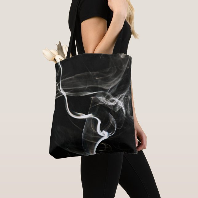 Bolso De Tela Black Rising Smoke (Detalle)