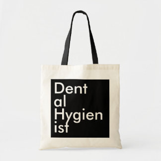 Bolso De Tela Black Square Dental Hygienist