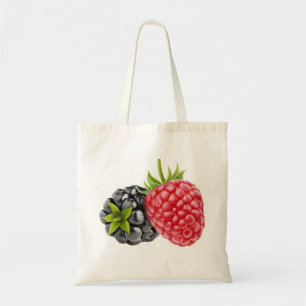 Bolso De Tela Blackberry y frambuesa