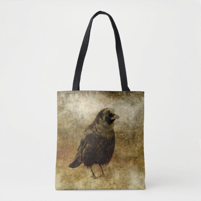Bolso De Tela Blackbird estilo de cosecha (Anverso)