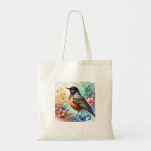 Bolso De Tela Blackheaded Nightingale Thrush 170724AREF128 - Wat