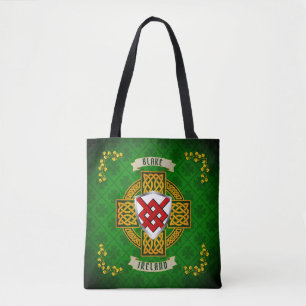 Bolso De Tela Blake Irish Shield y Celtic Cross Personalizados