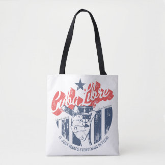 Bolso De Tela Blanco de Cuba Libre