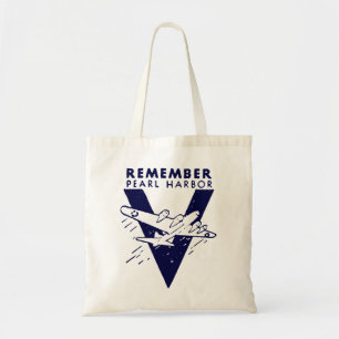 Bolso De Tela Blanco de la Segunda Guerra Mundial recuerda Pearl