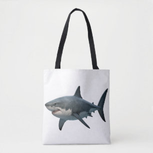 Bolso De Tela Blanco grande