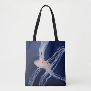 BOLSO DE TELA BLANCO JELLY FISH