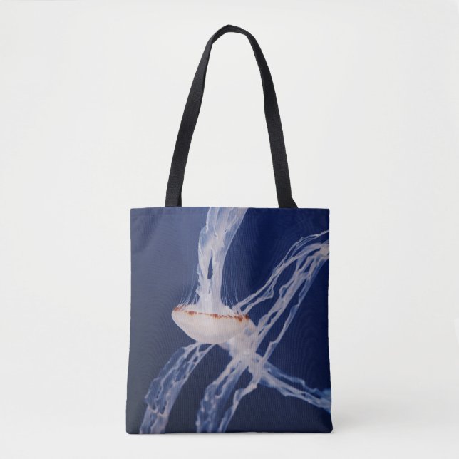 BOLSO DE TELA BLANCO JELLY FISH (Anverso)