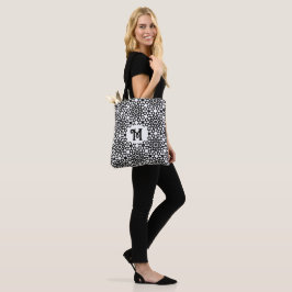 Bolso De Tela Blanco y negro clásicos