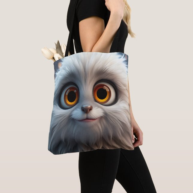 Bolso De Tela Blanquito-Cachorro (Detalle)