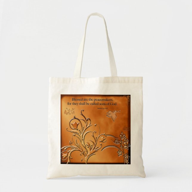 Bolso De Tela Blessed es los pacificadores (Frente)
