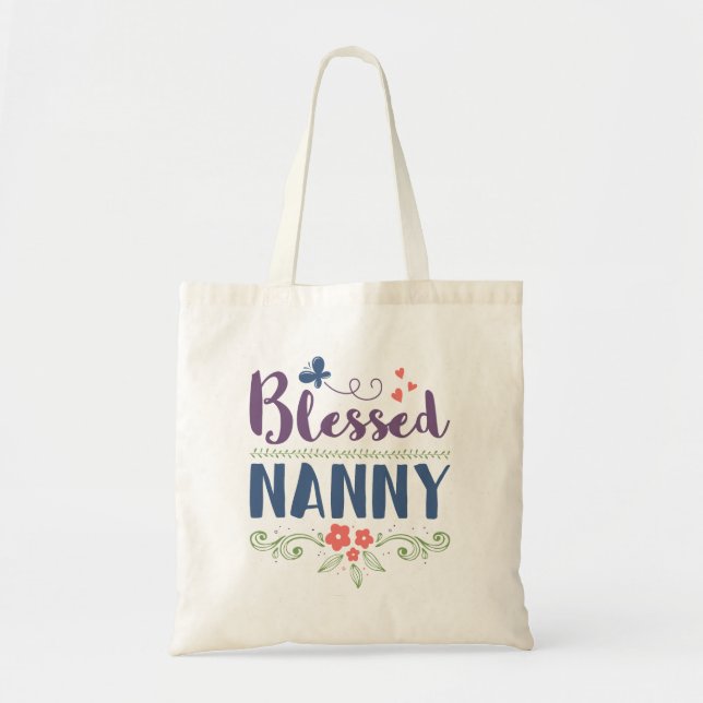 Bolso De Tela Blessed Nanny (Frente)