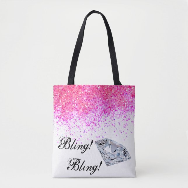 Bolso De Tela ¡Bling! ¡Bling! (Anverso)
