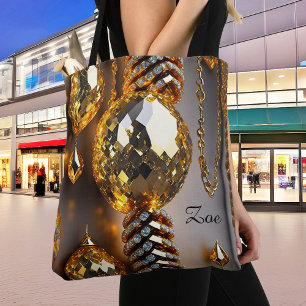 Bolso De Tela ¡Blink! Hermosas joyas de caos en oro
