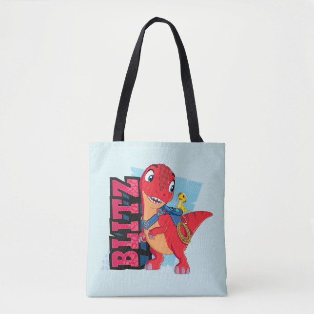 Bolso De Tela Blitz | Dino Ranch (Anverso)