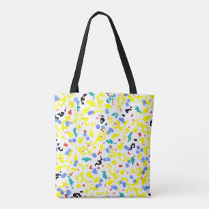Bolso De Tela Blobs coloridos