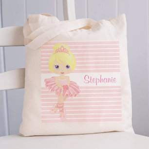 Bolso De Tela Blonde Ballerina Dos Bandas Tote Bag