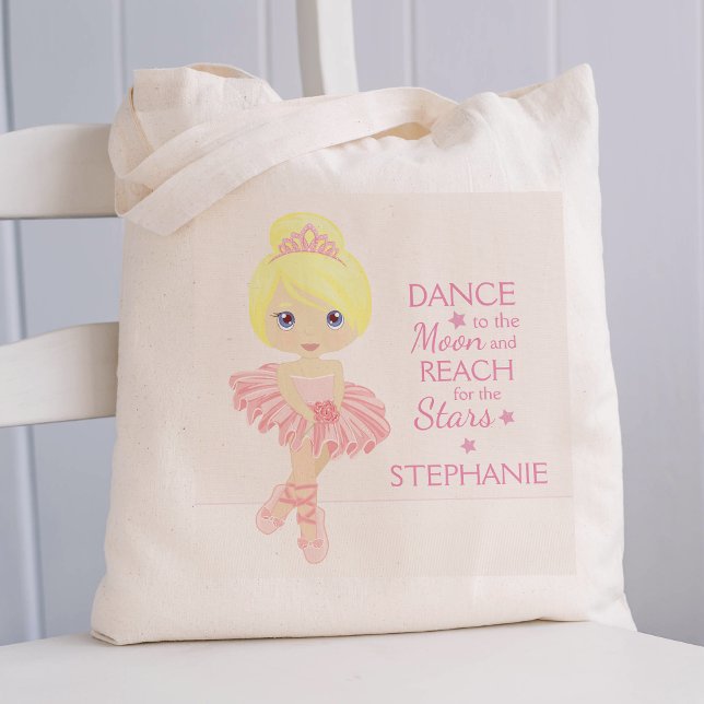 Bolso De Tela Blonde Ballerina Personalizada (Subido por el creador)