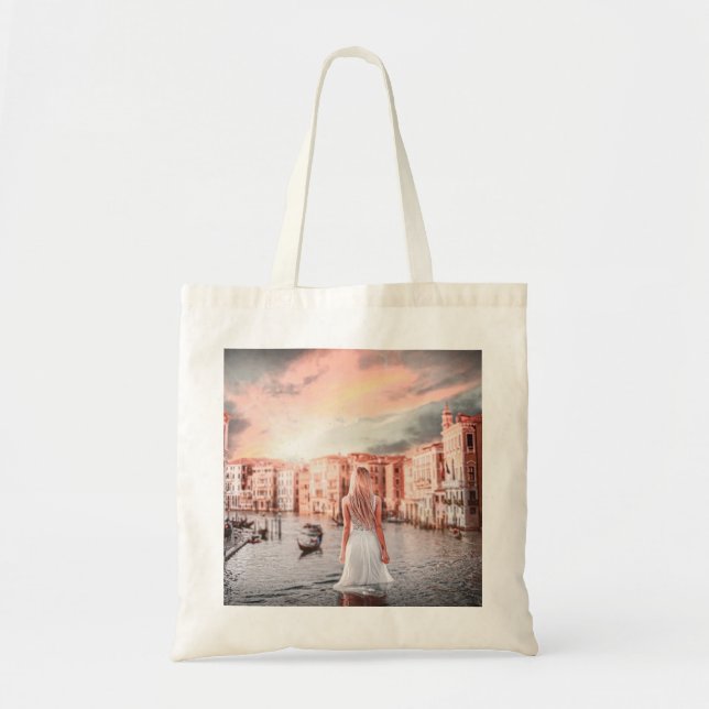 Bolso De Tela Blondie En La Venecia Romántica (Frente)